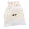 Elegante limosnera blanca para novia