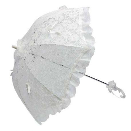 Sombrilla de encaje para novia