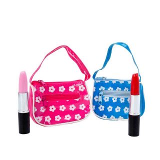 Set de bolígrafo “pintalabios” y bolso de flores