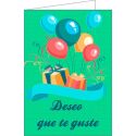 Tarjeta de felicitación “Deseo que te guste”