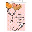 Tarjeta de felicitación “Mensaje de amor”