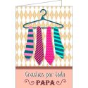 Tarjeta de felicitación “Gracias por todo Papá”