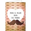 Tarjeta de felicitación “El mejor Papá del mundo”