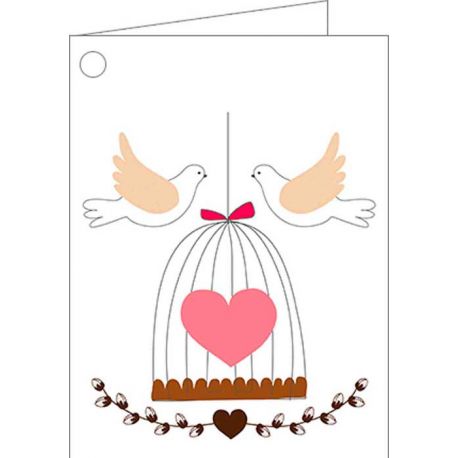 Tarjetas libro personalizadas para boda