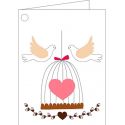 Tarjetas libro personalizadas para boda