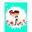 Tarjetas libro personalizadas para boda