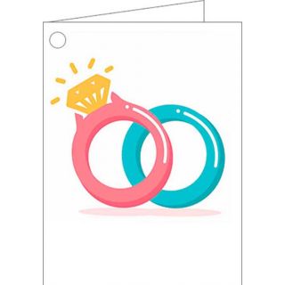 Tarjetas libro personalizadas para boda