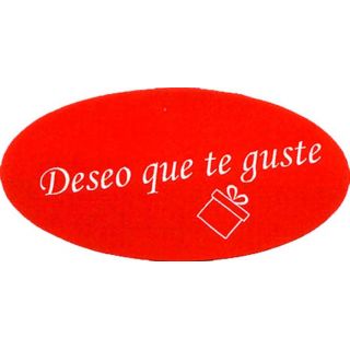 Pegatina para regalo “Deseo que te guste”