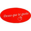 Pegatina para regalo “Deseo que te guste”