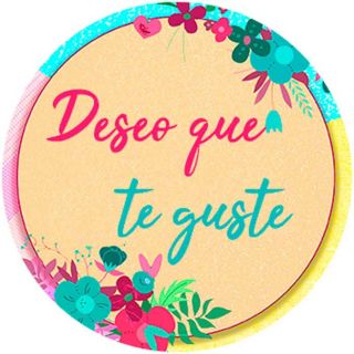 Pegatina para regalo “Deseo que te guste”
