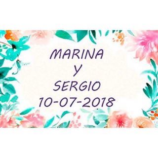 Tarjetas personalizables para regalos de boda