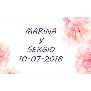 Tarjetas personalizables para regalos de boda