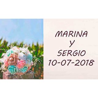 Tarjetas personalizables para regalos de boda