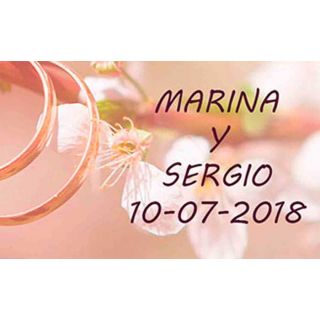 Tarjetas personalizables para regalos de boda