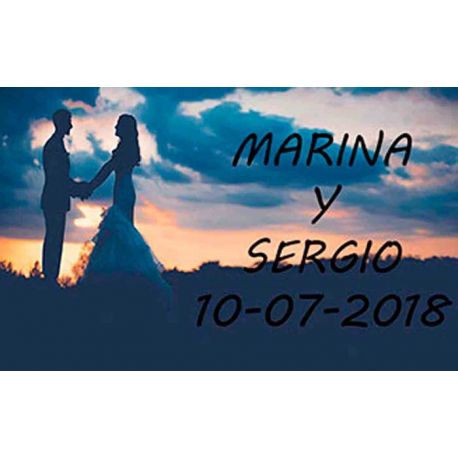 Tarjetas personalizables para regalos de boda