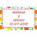 Tarjetas personalizables para regalos de boda