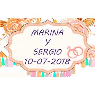 Tarjetas personalizables para regalos de boda