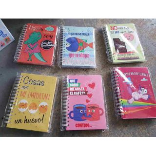 Libretas de anillas de calidad con frases divertidas