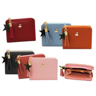 Monedero de piel cerezas surtido en 5 colores