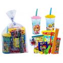 Vaso de con caña patrulla canina con golosinas