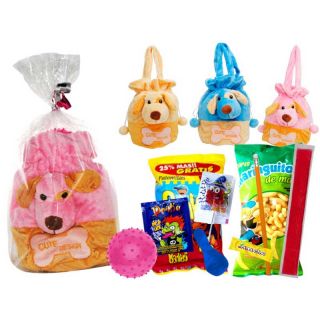 Peluche bolsa con golosinas y balón de pinchos