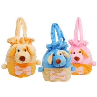 Peluche bolsa perrito, suavita y original