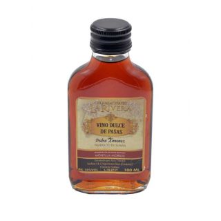 Botella de Pedro Ximénez de Montilla, Vino Dulce de Pasas de 100 ml