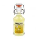 Botellita de licor limoncello 40 ml, modelo siphón en cristal