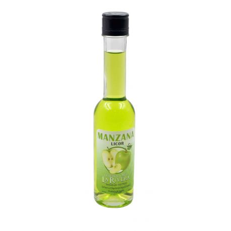 Botellita de licor de Manzana SIN ALCOHOL 200 ml, modelo Sorgente