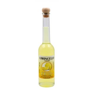 Botellita de licor Limoncello 100 ml, modelo Sorgente