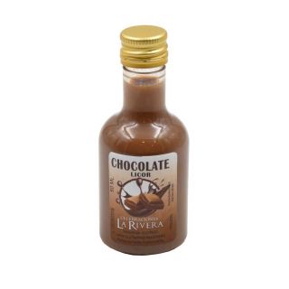 Botelllita de Licor de Chocolate, 50 ml modelo Alba de plástico