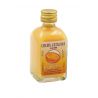 Botellita de licor de crema catalana, 50 ml, modelo frasca en cristal