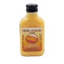 Botella de licor de crema catalana, 100 ml, modelo petaca en cristal