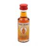 Mini-botellita de Licor de Vodka Caramelo, 20 ml, modelo Dórica en cristal