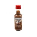 Mini-botellita de Licor de Chocolate, 20 ml, modelo Dórica en cristal