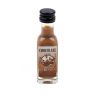 Mini-botellita de chocolate, 20 ml, modelo marasca en cristal