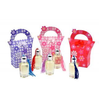 Pack con perfume de jazmín, en bote de cristal, y caja de flores 