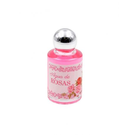 Bote de perfume de rosas en cristal, 10 ml, con pegatina