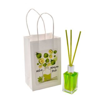 Pack de ambientador “Mikado” de manzana verde con bolsa, 15 ml