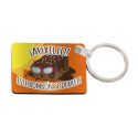 Llavero rectangular con dibujo de bombón (no personalizable)