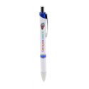 Bolígrafo en azul y blanco con frase -contigo me derrito