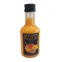 Botella de licor de crema de mango, modelo alba, en plástico