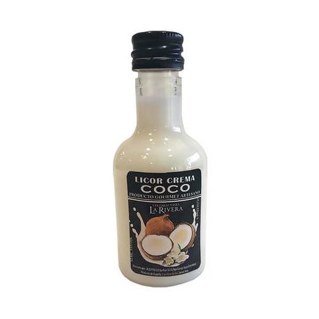 Botella de licor de crema de Coco, modelo Alba, en plástico