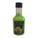 Botella de licor de crema de kiwi, modelo alba, en plástico