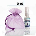 Bote de Gel Hidroalcohólico 20ml con spray, con bolsa de organza