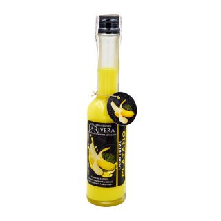 Botellita de licor de crema de Plátano, botella Sorgente 200 ml