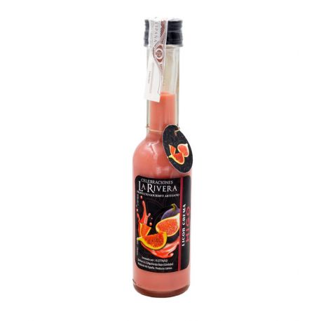 Botellita de licor de crema de Higo, botella Sorgente 200 ml