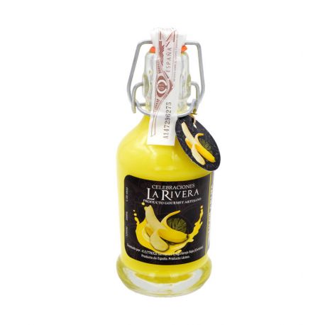 Botellita de licor de crema de Plátano, modelo Siphon 200 ml