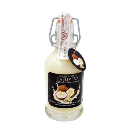 Botellita de licor de crema de Coco, modelo Siphon 200 ml