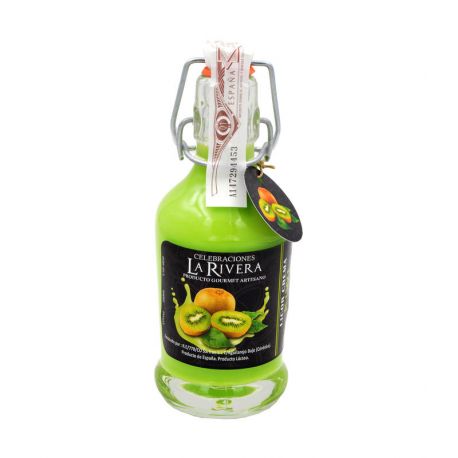Botellita de licor de crema de Kiwi, modelo Siphon 200 ml